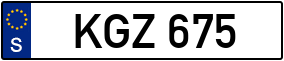 Truck License Plate